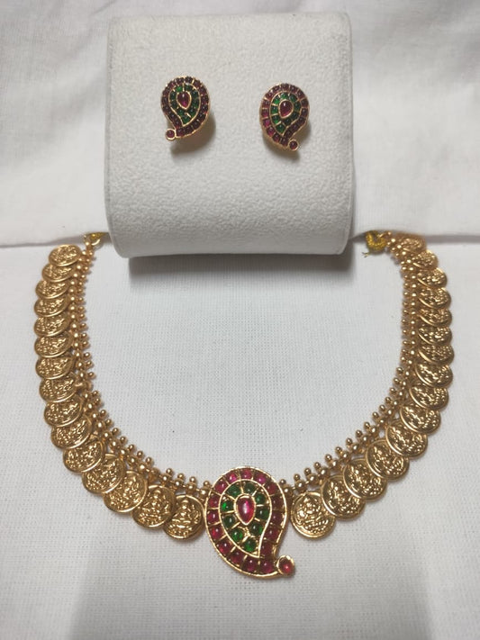 Classic Laxmi kasu necklace