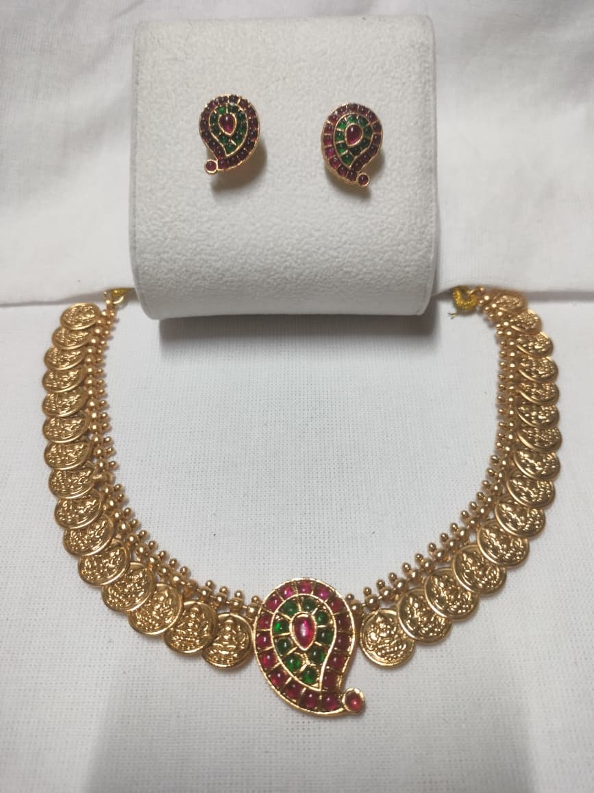Classic Laxmi kasu necklace
