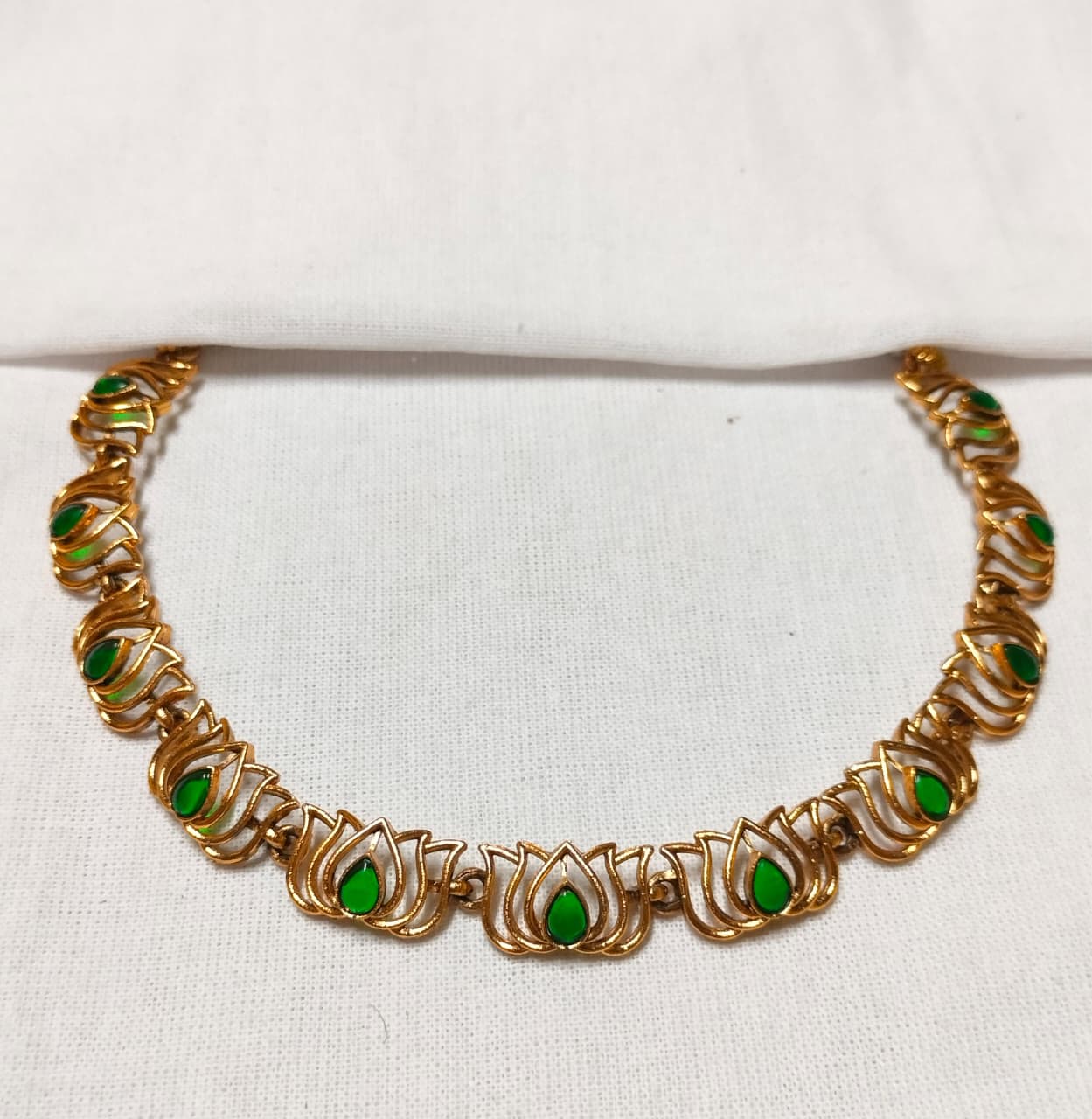 Lotus Bloom Necklace with earrings