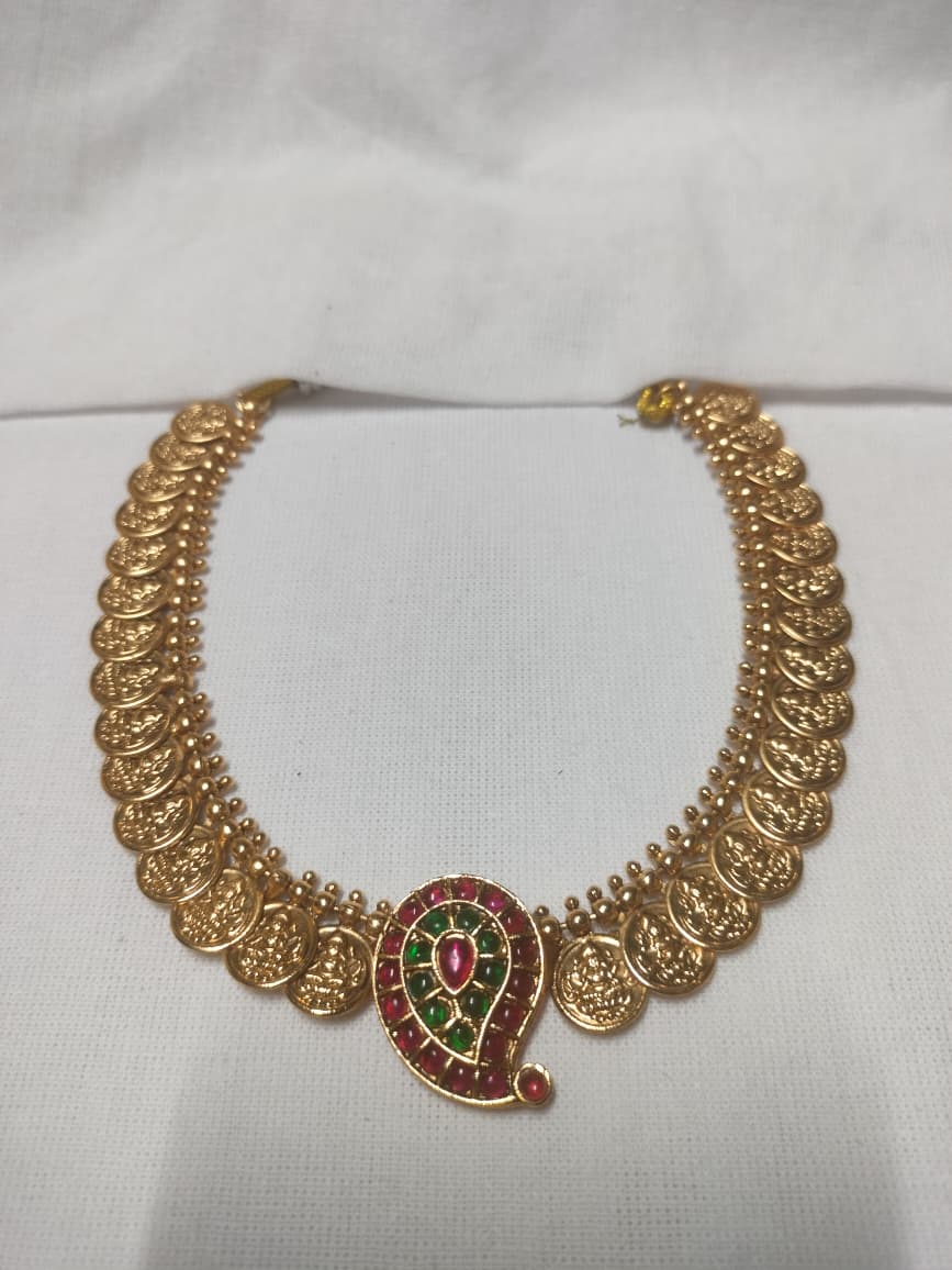 Classic Laxmi kasu necklace