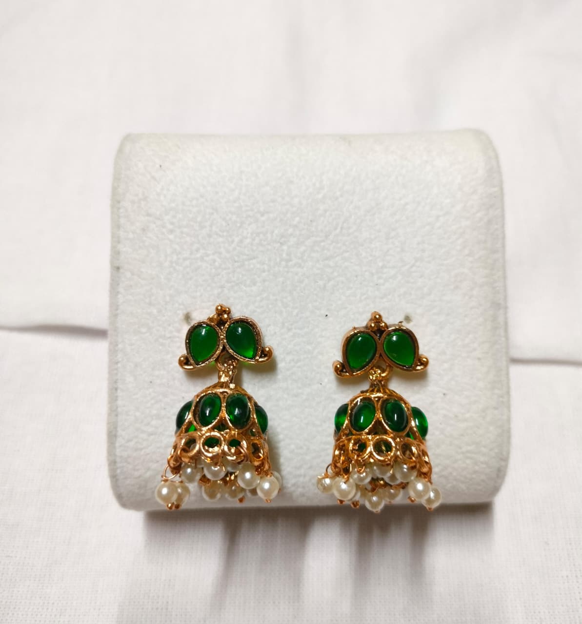 Reversible necklace with Jumkas